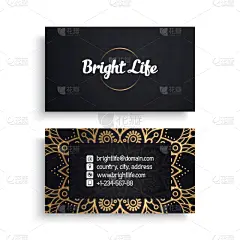 华贵,模板,名片,商务,请柬,婚礼,动机,复古,花