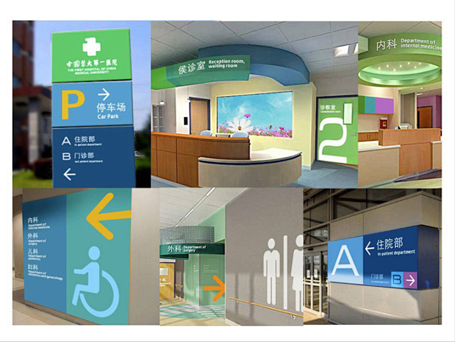 中国医大第一医院 环境导示系统设计