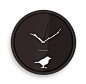 Kikkerland Early Bird Clock 8" 晨鳥 樹枝指針 挂钟