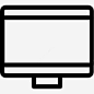 大屏幕图标png免抠素材_新图网 https://ixintu.com 技术 电视 电视监控 计算机屏幕 电脑显示器 电视机