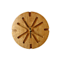 【木质创意挂钟】来自美国的创意木纹钟，两种展示刻度的方法让钟面简洁却不单调；现代的设计，优雅的外观，木质纹理清晰自然，令人叹为观止。￥1000