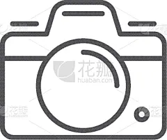 分离着色,相机,平坦的,图标,白色背景,传媒,焦点,粉饼,专业人员,灵感