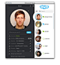 Skype Redesign: Slide on Behance