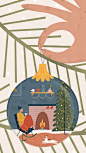 Merry Christmas! - 圣诞快乐！
波兰插画师 Natalya Shilo 作品 http://paper.ipad.ly