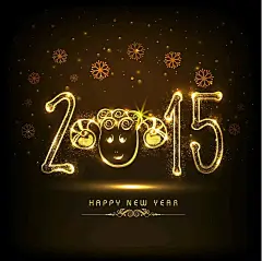 2015星光羊头雪花背景新年卡片2015|eps|拜年卡|春|春节|春节贺卡|春节素材|高档贺卡|贺卡|贺卡设计|贺年卡|贺新年|节日素材|矢量素材|新年|新年贺卡|新年素材|羊年