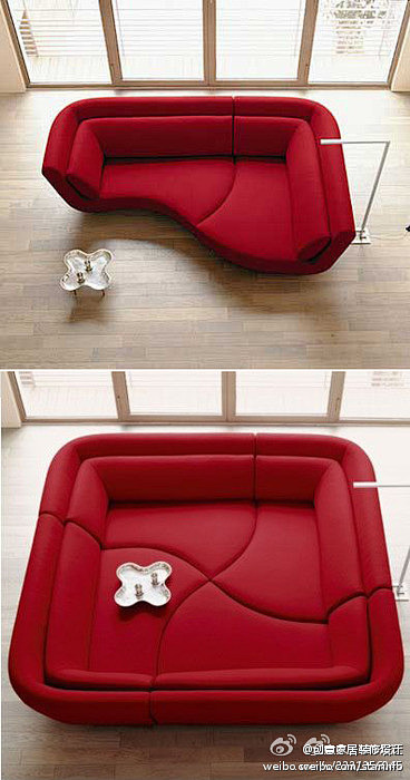 创意家居装修设计：买一个这样的沙发在家里...