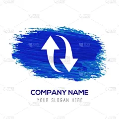 侧面视角,光标,蓝色,水彩背景,数字2,分离着色,白色,创造力,下一个,商务