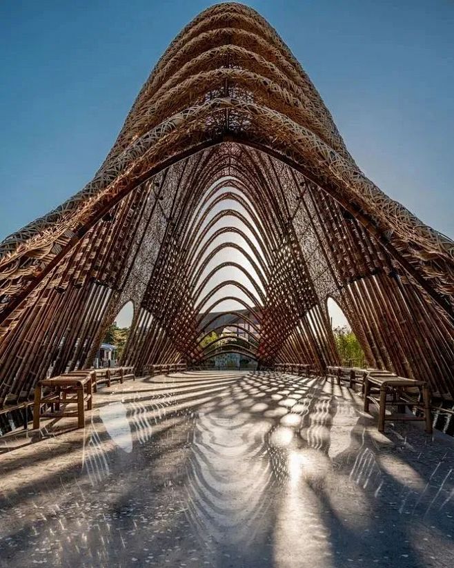 他们用一根根竹子，建造出了世界上最美的竹...