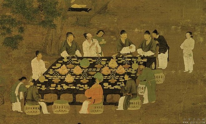 风雅 宋代文艺青年的聚会：焚香·点茶·挂画·插花_文人书院_新浪博客