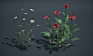 Poppies and Daisies - UE5 Lumen