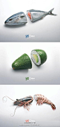著名寿司品牌YO!Sushi平面创意广告