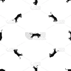 公牛,式样,黑色,分离着色,自然,几何形状,图像,壁纸,重复,进攻