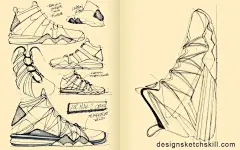 [球鞋设计]10双NIKE经典篮球鞋的精英升级 草图 by Brett Golllif-产品设计手绘-中国设计手绘技能网 最专业权威的手绘学习交流分享网站 - Powered by Discuz!