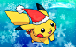 Christmas Pikachu snowflakes wallpaper (#841539) / Wallbase.cc