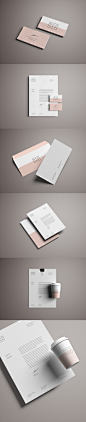Advanced Branding / Stationery Mockup : Advanced stationery and branding mockup template featuring photoshop smart object easy editing. Free & Premium version available for download.