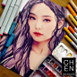 画师chenlongchung的人物手绘作品欣赏 美美哒