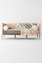 sofa pink + grey