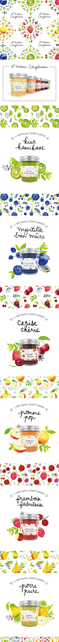 L'Artisan Confiturier - Illustrated Jam Packaging : Marmelade packaging for L'Artisan Confiturier