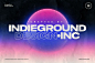 大胆现代流行海报杂志排版无衬线英文字体免费下载 Indieground - RADWAVE FONT