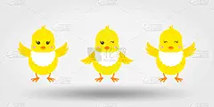 婴儿口水兜,小鸡,平坦的,计算机图标,婴儿,黄色,可爱的,小的,性格,庆祝