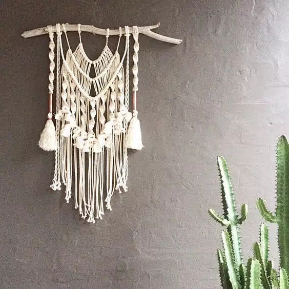 Macramé 波西米亚风挂毯 | 唯美...