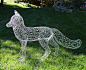 Life Size Fox Wire Sculpture - left | 相片擁有者 Ruth Jensen