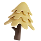 Pine Tree  3D Icon