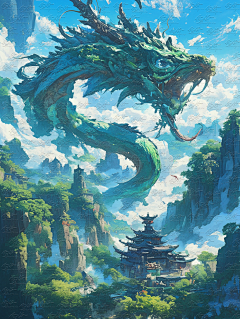 定制人设/私人图库采集到【AI】玄幻龙
