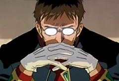 EVA碇源堂司令推眼镜表情包