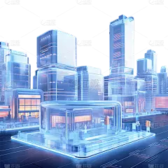 3D立体三维科技城市