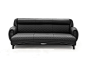 软垫3人座羊皮沙发，带躺椅IMOLA |  Tonino Lamborghini Casa的沙发
