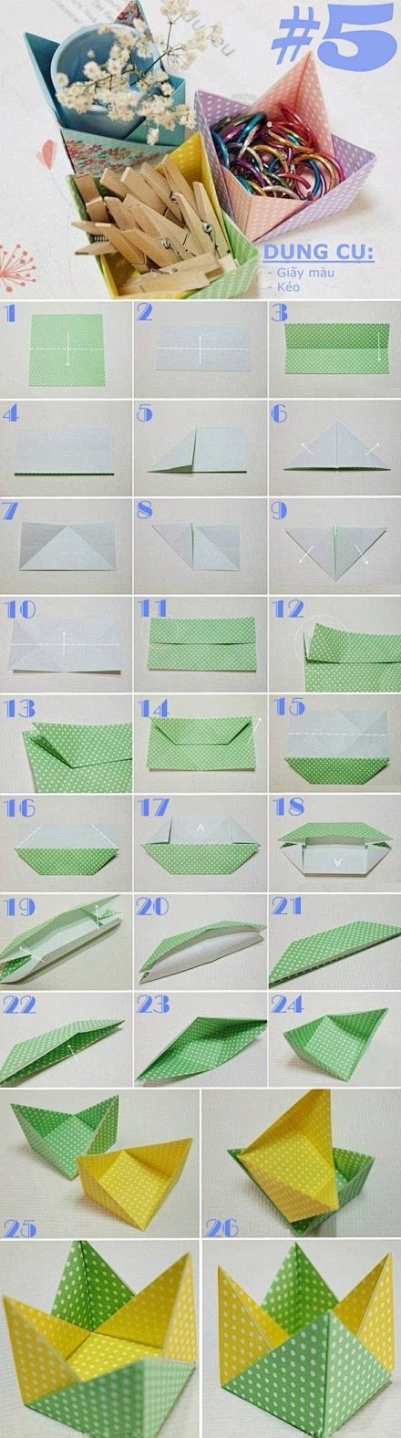 几款非常有趣的折纸集锦，快来学学！