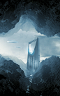 Digital Art  otherworldly dark fantasy photoshop Space  spaceship surreal universe