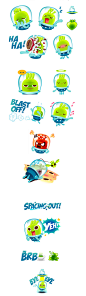 An Alien Sticker for Viber on Behance