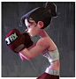 Fight Like a Girl, Rayner Alencar : Hey guys.. I've been working a lot latelly and is being hard to keep my social stuff up. But here goes some boxing girl to kick your ass. I wish a had this girl's guns. Hehe