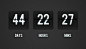Flip-Clock Countdown (PSD)