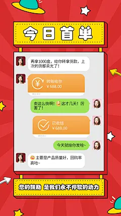 卡通简约UFO花式晒单