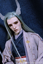 疫情欠下的活 总是要还的 没空玩娃娃只能先大头照返图
妆师：@_OldRavine-古谷
娃娃：@菊叔JC
I叔太帅太禁欲了呜呜呜呜！！！第四张是**@溪色流火 试发双子，同一位妆师太太的不同效果！！我爱菇菇！！！！！ ​​​​