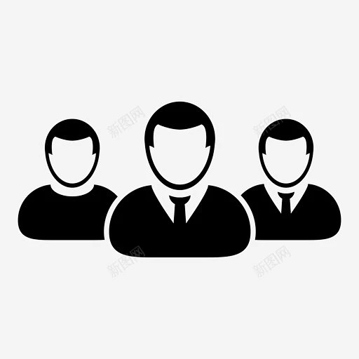 管理人员合作伙伴图标 领导 icon 标识 标志 UI图标 设计图片 免费下载 页面网页 平面电商 创意素材-花瓣网