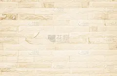 空背景宽奶油色砖墙纹理。灰褐色旧砖墙混凝土或石材纹理，壁纸石灰石抽象地板/网格不平的室内岩石。家居装