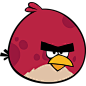 愤怒的小鸟-红色大鸟图标 iconpng.com #Web# #UI# #素材#