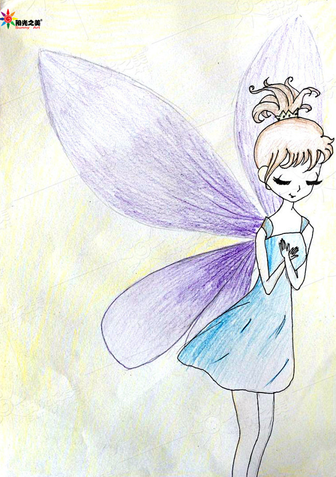 彩铅画仙子
