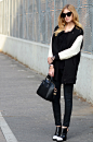 Chiara Ferragni - Givenchy Bag, Alexander Wang Booties - Baseball coat