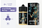 %name 75ml容量电子烟烟油瓶外观设计样机模板 eLiquid Bottle Mockup v. 75ml C