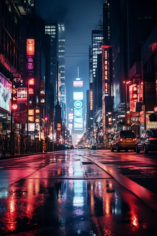 城市街景氛围街道素材-花瓣网