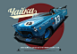 "CHAYKA" GAZ-13 "TRUDOVYE REZERVY" TEAM, Andrey Tkachenko : concept art, illustration ptint