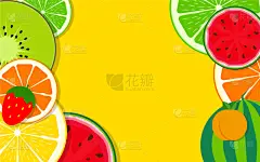 水果,抽象,背景,多样,平坦的,可爱的,清新,纺织品,食品,果汁