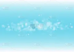 博肯抽象美丽的蓝色点亮背景。