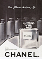 Vintage advert for Chanel No.5.