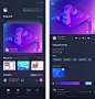 Dribbble iPhone X app ui概念稿 .sketch下载 - 爱果果